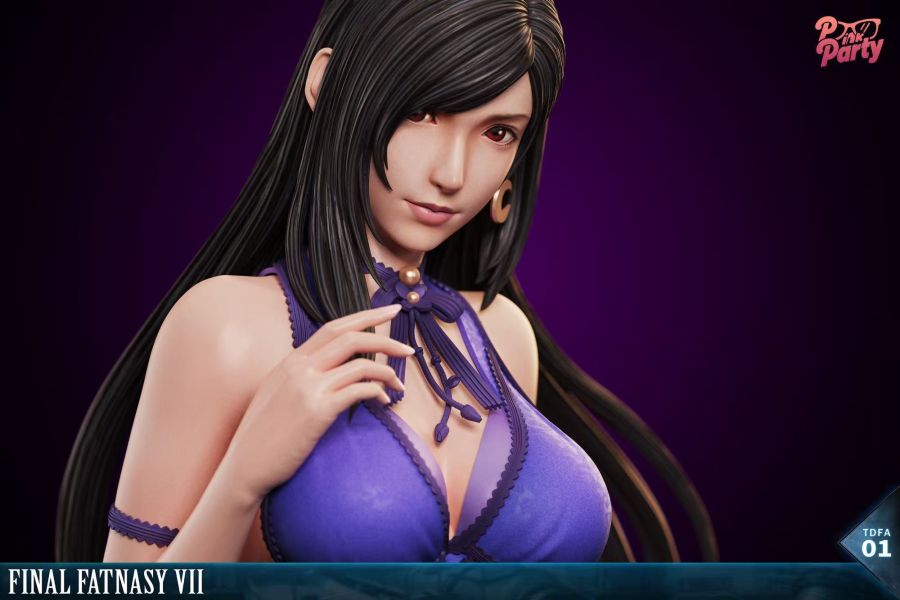 【預購】pinkparty 女神蒂法 最終幻想 心蹤,shinzou,GK,雕像,公仔,玩具,模型,一番賞,GK模型,GK雕像