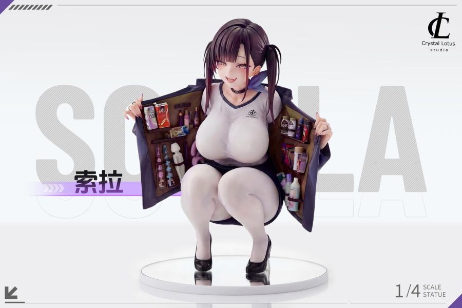 【預購】Crystal Louts 索拉 勝利女神:妮姬 心蹤,shinzou,GK,雕像,公仔,玩具,模型,一番賞,GK模型,GK雕像