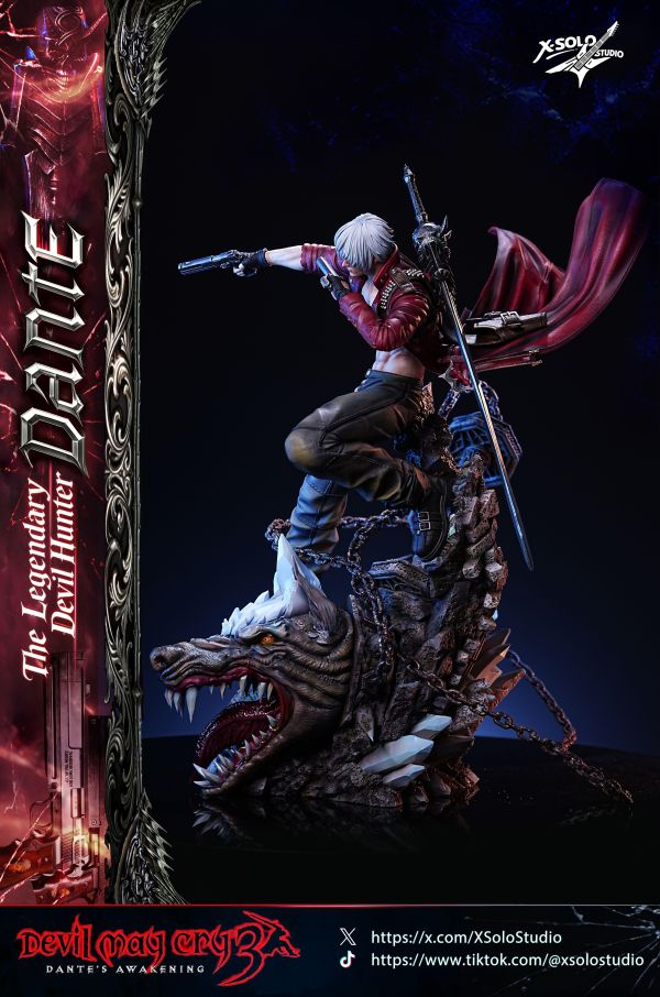 【預購】X-SOLO 但丁 惡魔獵人3 心蹤,shinzou,GK,雕像,公仔,玩具,模型,一番賞,GK模型,GK雕像