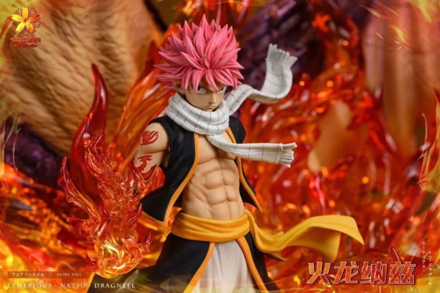 【預購】櫻花 火龍納茲 魔導少年 心蹤,shinzou,GK,雕像,公仔,玩具,模型,一番賞,GK模型,GK雕像
