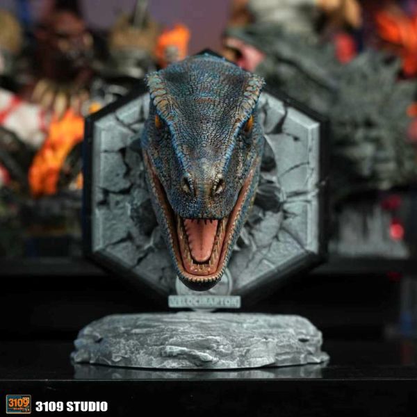 【預購】3109 迅猛龍 恐龍 壁掛 心蹤,shinzou,GK,雕像,公仔,玩具,模型,一番賞,GK模型,GK雕像