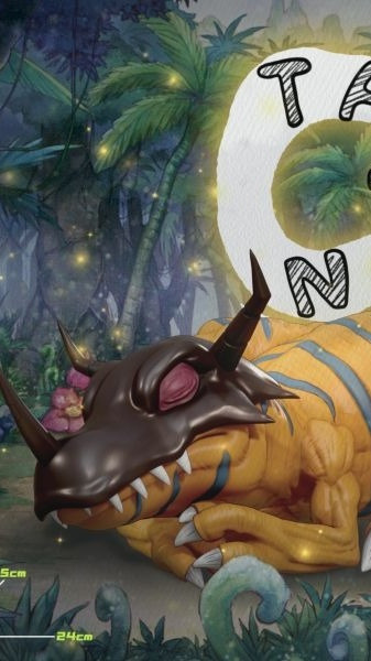 【預購】Take A Nap 睡眠暴龍獸 數碼寶貝 心蹤,shinzou,GK,雕像,公仔,玩具,模型,一番賞,GK模型,GK雕像