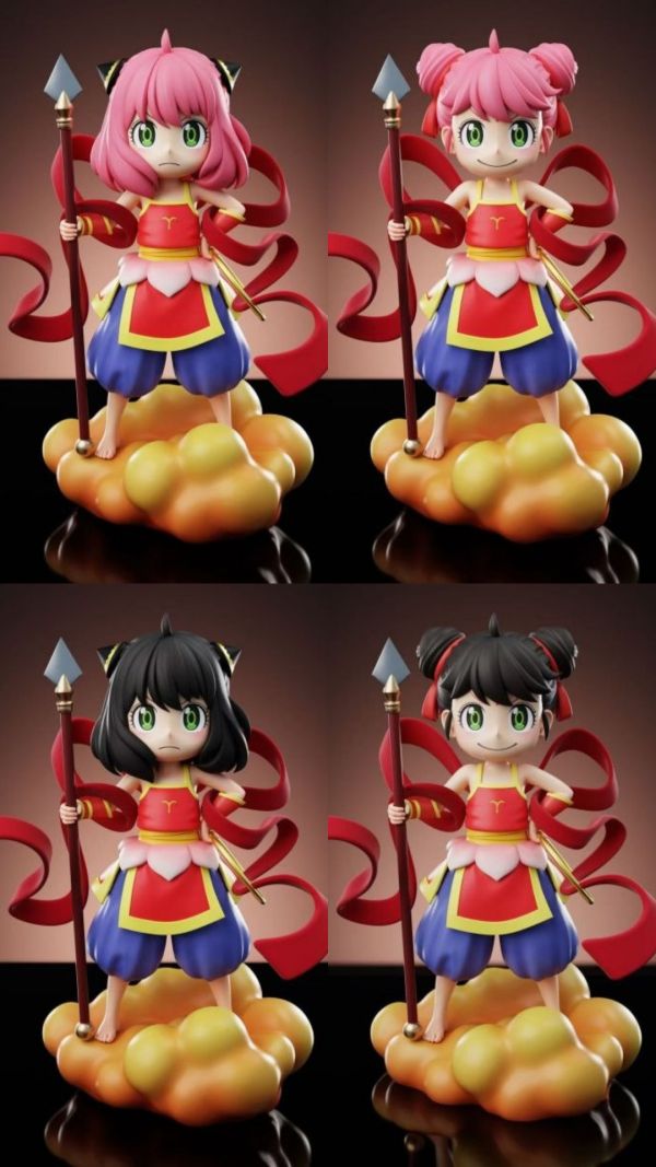 【預購】整活 哪吒安妮亞 雙版本 雙配色 間諜家家酒 心蹤,shinzou,GK,雕像,公仔,玩具,模型,一番賞,GK模型,GK雕像
