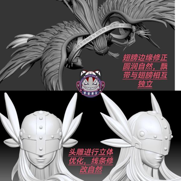 【預購】橋屋 天女獸 數碼寶貝 心蹤,shinzou,GK,雕像,公仔,玩具,模型,一番賞,GK模型,GK雕像