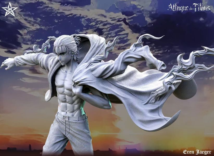 【預購】匠星 Craftsman 艾連穿衣名場面 進擊的巨人 心蹤,shinzou,GK,雕像,公仔,玩具,模型,一番賞,GK模型,GK雕像