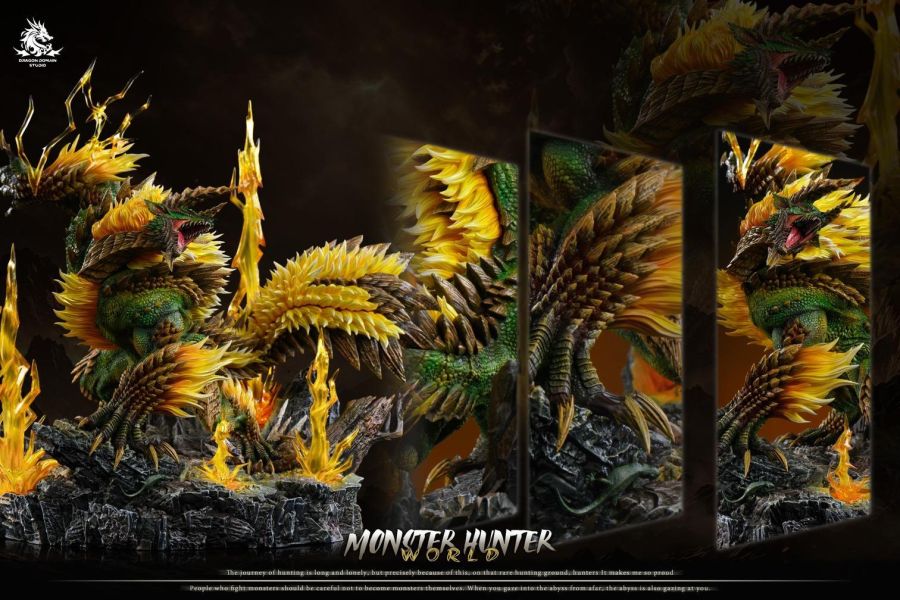 【預購】Dragon Realm 大尺寸 金雷公 魔物獵人 心蹤,shinzou,GK,雕像,公仔,玩具,模型,一番賞,GK模型,GK雕像