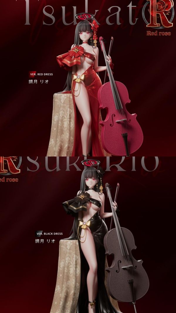 【預購】Red Rose 調月莉音 Rio 禮服Ver. 蔚藍檔案 心蹤,shinzou,GK,雕像,公仔,玩具,模型,一番賞,GK模型,GK雕像