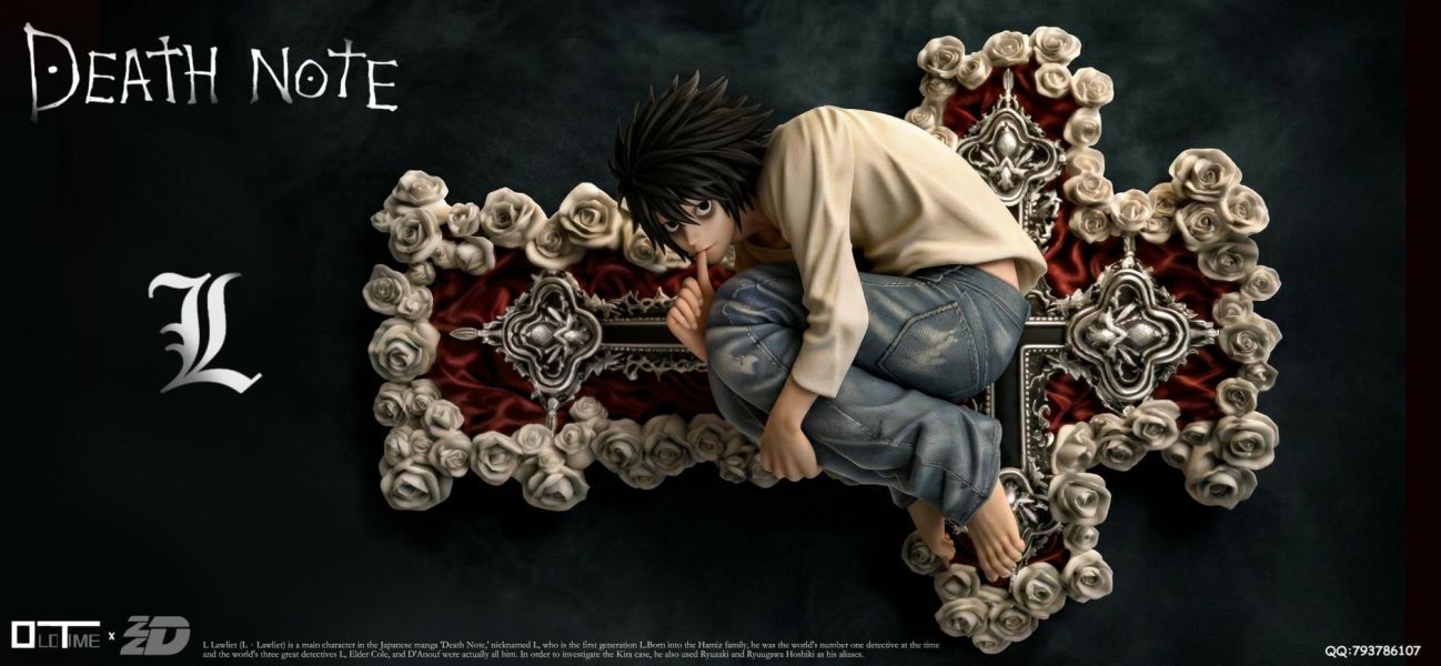 【預購】Old Time×ZZDD L 艾爾·羅萊特 死亡筆記本 心蹤,shinzou,GK,雕像,公仔,玩具,模型,一番賞,GK模型,GK雕像