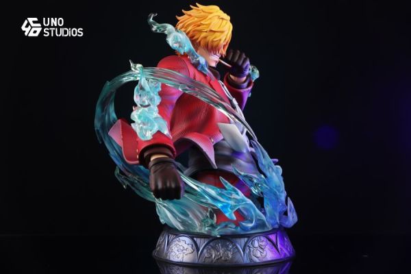 【預購】UNO 1/4香吉士胸像 海賊王 心蹤,shinzou,GK,雕像,公仔,玩具,模型,一番賞,GK模型,GK雕像
