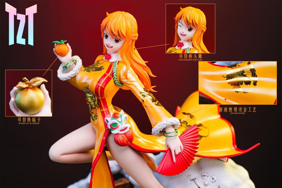 【預購】TZT丨海賊王 慶典系列 旗袍娜美 心蹤 𝑺𝒉𝒊𝒏𝒁𝒐𝒖,心蹤,ShinZou,心蹤GK,心粽GK,心綜GK,心縱GK,新宗GK,新縱GK,新粽GK,新蹤GK,火影忍者GK,海賊王GK,七龍珠GK,巨人GK,間諜家家酒GK,咒術迴戰GK,GK