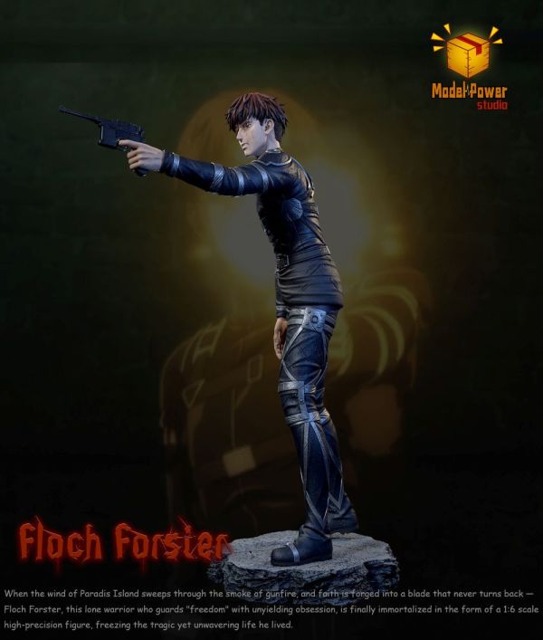 【預購】Model Power 真男人 弗洛克·福斯特 進擊的巨人 心蹤,shinzou,GK,雕像,公仔,玩具,模型,一番賞,GK模型,GK雕像