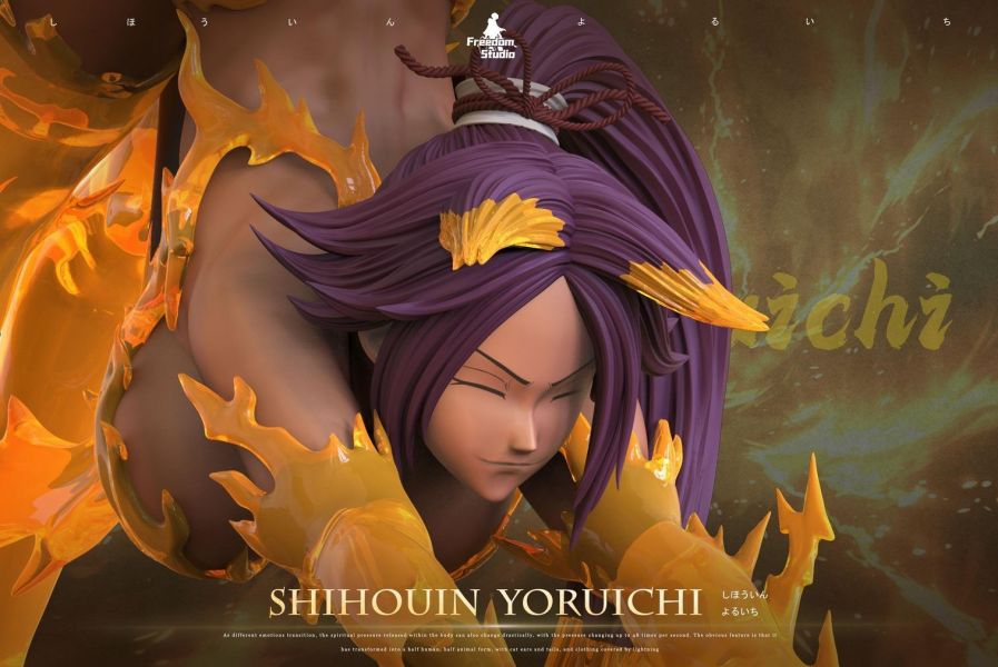 【預購】Freedom 四楓院夜一 死神 心蹤,shinzou,GK,雕像,公仔,玩具,模型,一番賞,GK模型,GK雕像