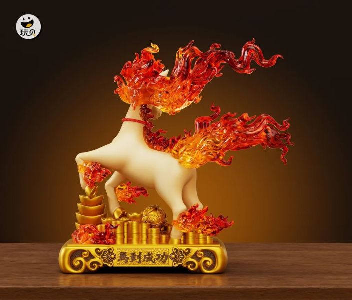 【預購】玩貝 烈焰馬招財擺件 寶可夢 心蹤,shinzou,GK,雕像,公仔,玩具,模型,一番賞,GK模型,GK雕像