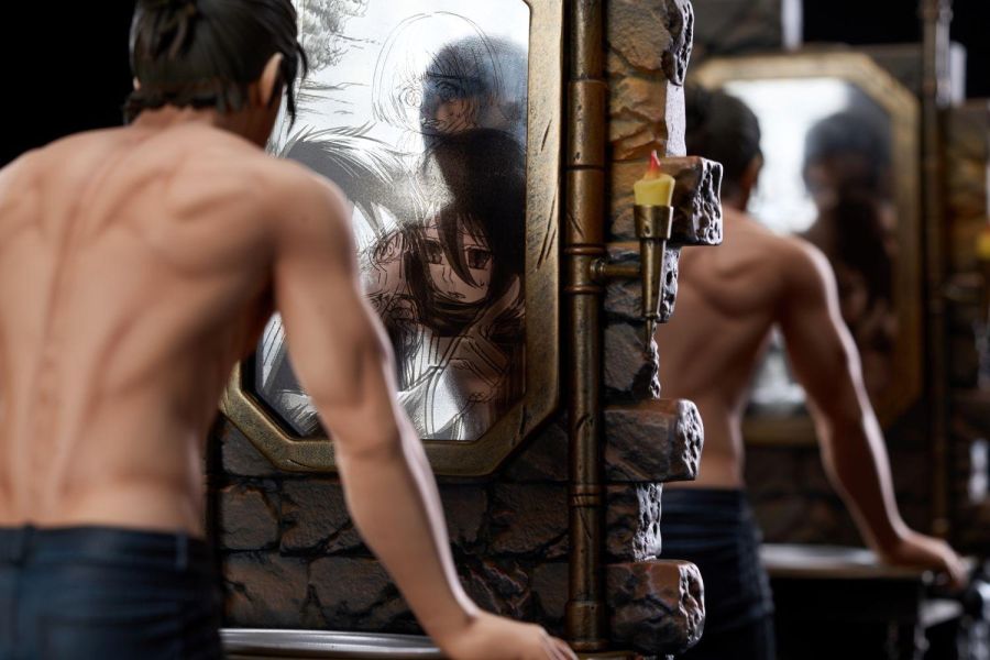 【海外現貨】坐標×Damocles 照鏡艾連 進擊的巨人 心蹤,shinzou,GK,雕像,公仔,玩具,模型,一番賞,GK模型,GK雕像