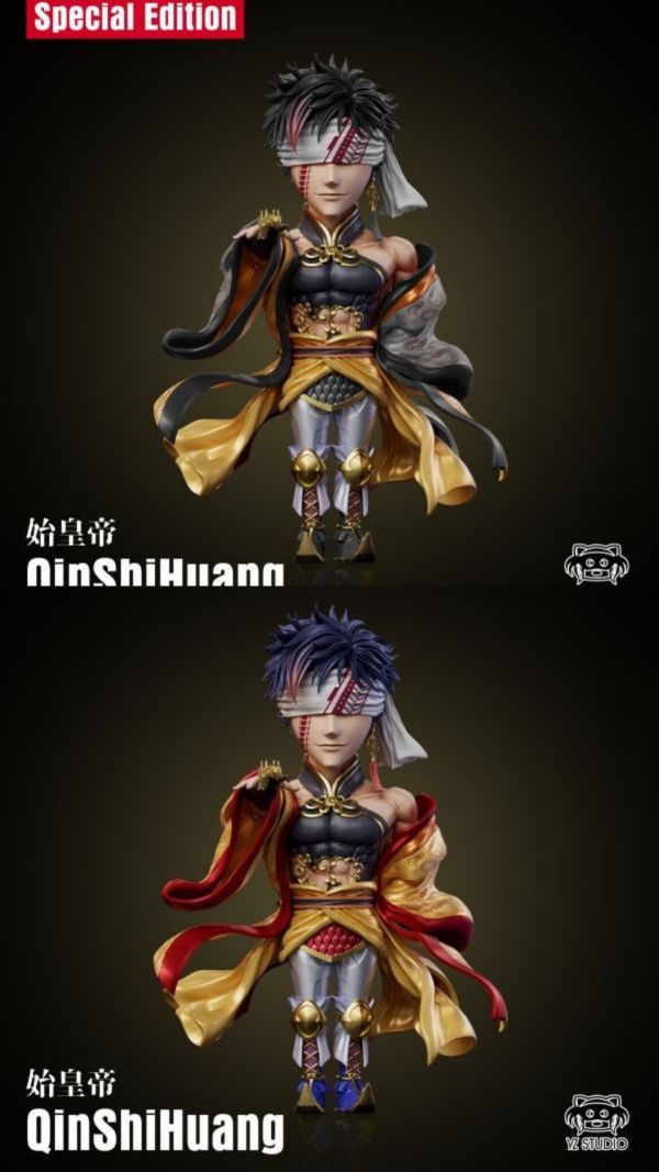 【預購】YZ 秦始皇嬴政 雙配色 終末的女武神 心蹤,shinzou,GK,雕像,公仔,玩具,模型,一番賞,GK模型,GK雕像