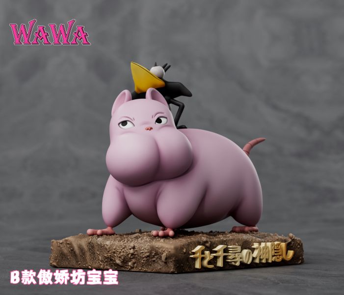 【預購】WAWA 坊寶寶 神隱少女 宮崎駿 心蹤,shinzou,GK,雕像,公仔,玩具,模型,一番賞,GK模型,GK雕像
