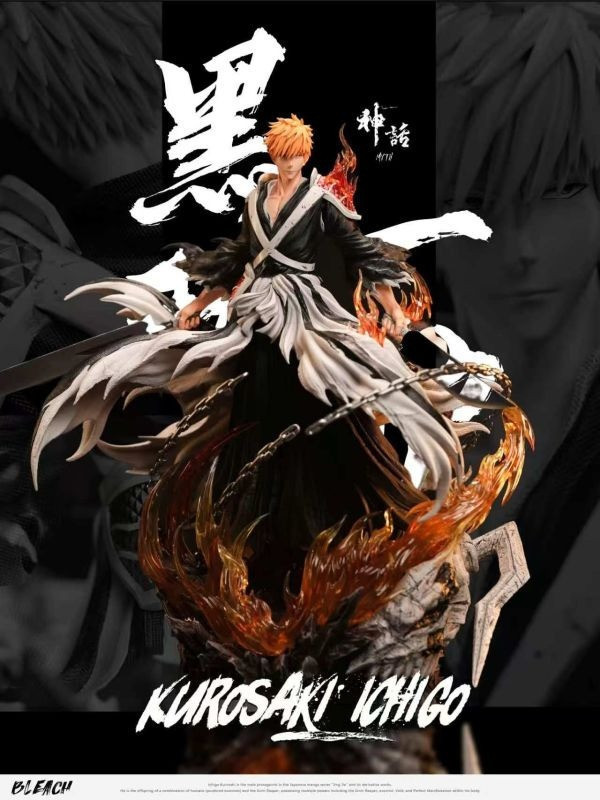 【預購】神話 Myth 雙刀一護 雙版本 雙配色 死神 心蹤,shinzou,GK,雕像,公仔,玩具,模型,一番賞,GK模型,GK雕像