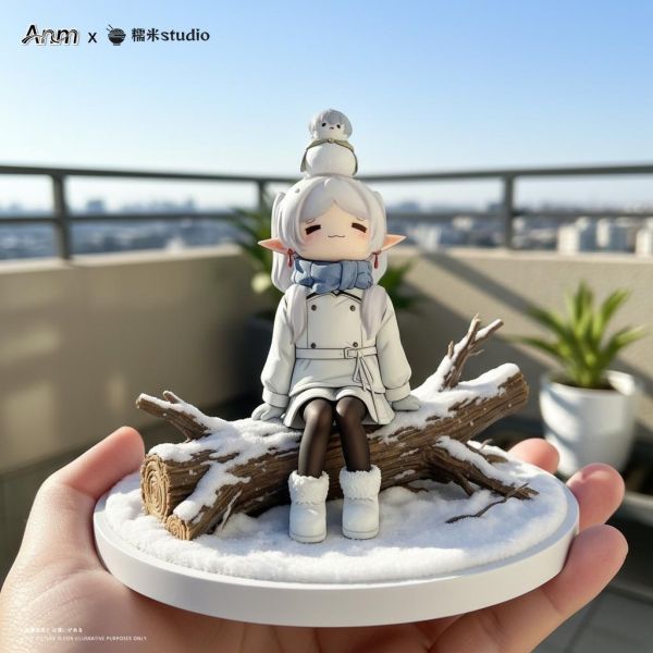 【預購】ANM×糯米 雪地芙莉蓮 葬送的芙莉蓮 心蹤,shinzou,GK,雕像,公仔,玩具,模型,一番賞,GK模型,GK雕像