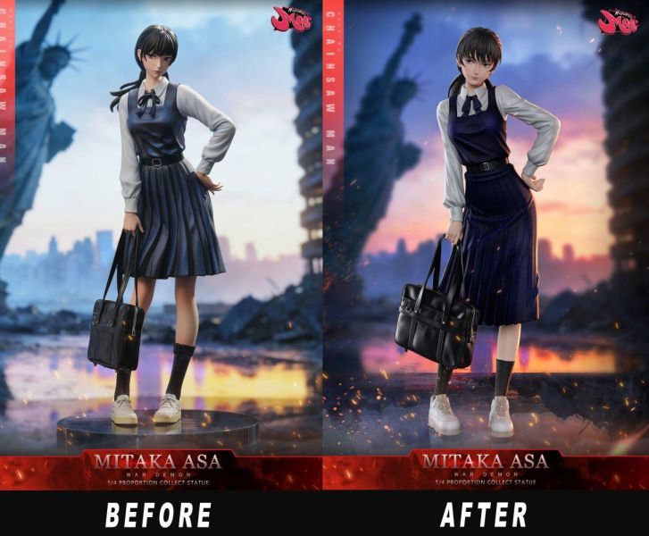 【預購】modomodo 戰爭惡魔 三鷹朝 三鷹夜 鏈鋸人 心蹤,shinzou,GK,雕像,公仔,玩具,模型,一番賞,GK模型,GK雕像