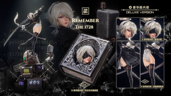 【預購】作伴 ZUOBAN Remember The 1728 2B 尼爾:自動人形 心蹤,shinzou,GK,雕像,公仔,玩具,模型,一番賞,GK模型,GK雕像