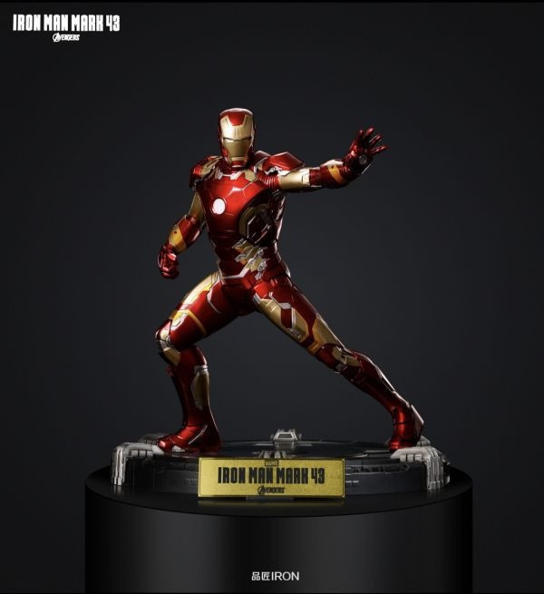 【預購】品匠Iron 鋼鐵人MK43 Marvel漫威 心蹤,shinzou,GK,雕像,公仔,玩具,模型,一番賞,GK模型,GK雕像