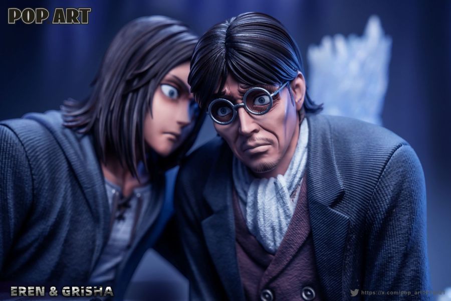 【預購】POP ART 父慈子孝 艾連和古利夏 進擊的巨人 心蹤,shinzou,GK,雕像,公仔,玩具,模型,一番賞,GK模型,GK雕像