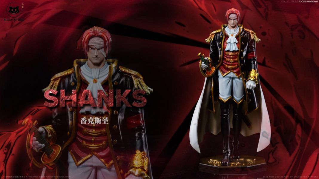 【預購】Black 小黑 香克斯聖 紅髮傑克 海賊王 心蹤,shinzou,GK,雕像,公仔,玩具,模型,一番賞,GK模型,GK雕像