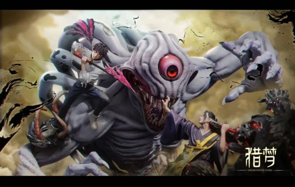 【預購】獵夢 乙骨憂太vs夏油傑 咒術迴戰 心蹤,shinzou,GK,雕像,公仔,玩具,模型,一番賞,GK模型,GK雕像