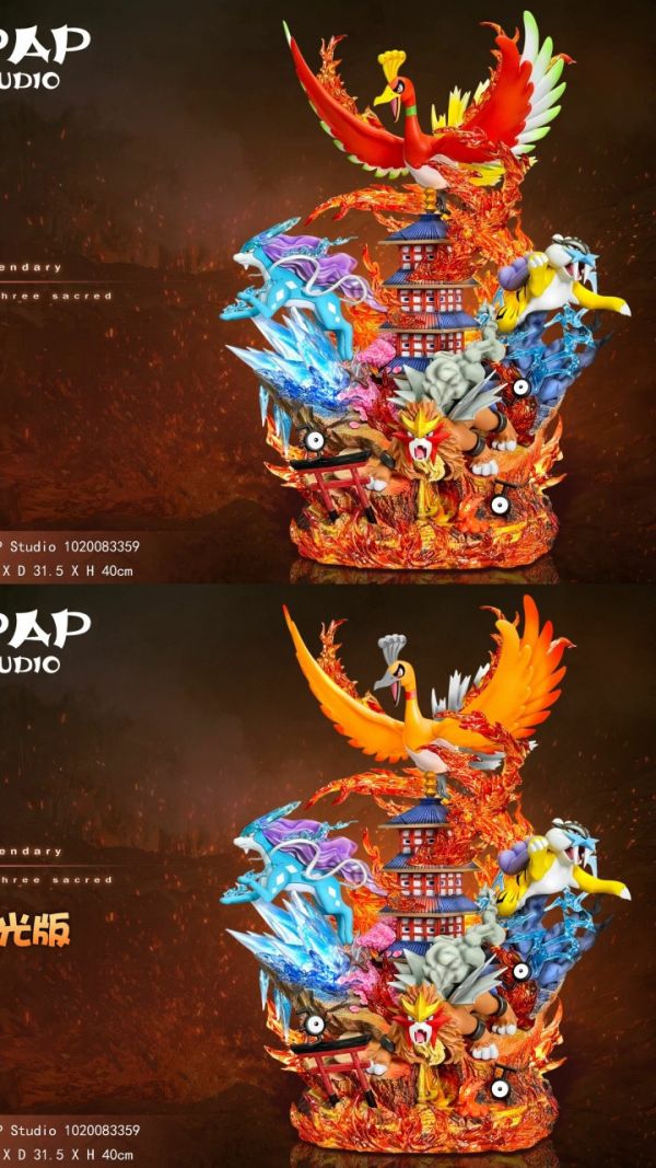 【預購】PPAP丨寶可夢 神奇寶貝 鳳王+三聖獸 炎帝&雷公&水君 雙配色 神獸系列第三彈 心蹤 𝑺𝒉𝒊𝒏𝒁𝒐𝒖,心蹤,ShinZou,心蹤GK,心粽GK,心綜GK,心縱GK,新宗GK,新縱GK,新粽GK,新蹤GK,火影忍者GK,海賊王GK,七龍珠GK,巨人GK,間諜家家酒GK,咒術迴戰GK,GK