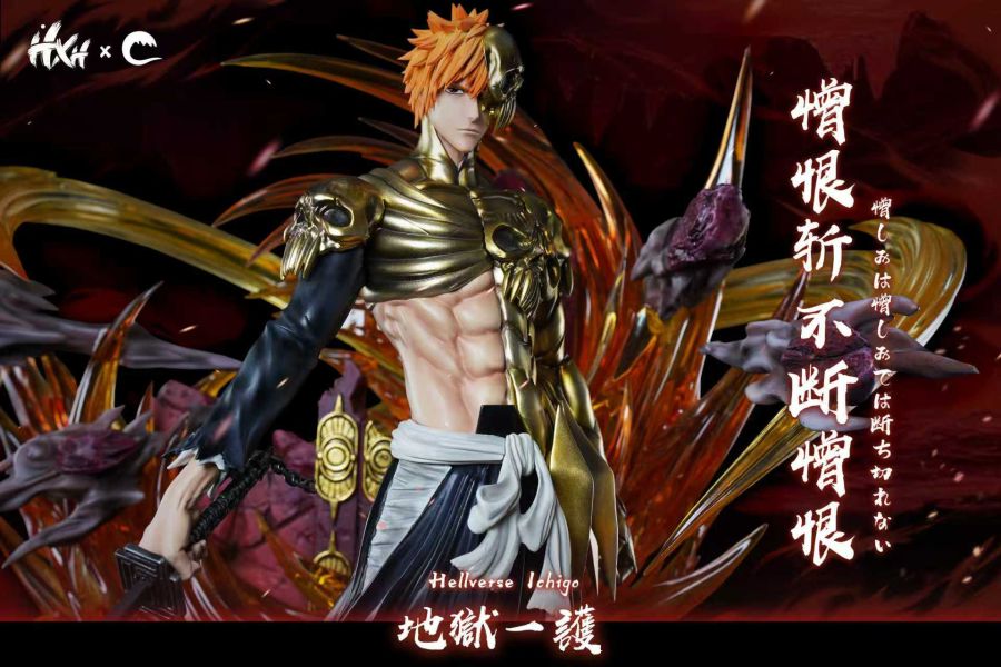 【預購】HXHENG×CHENG 地獄一護 死神 心蹤,shinzou,GK,雕像,公仔,玩具,模型,一番賞,GK模型,GK雕像