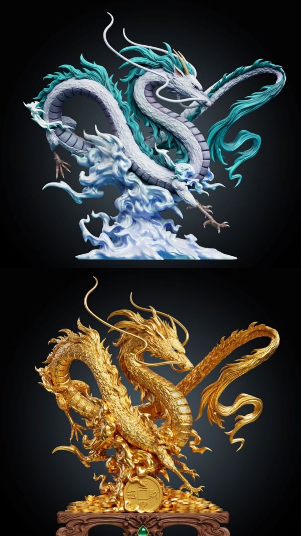 【預購】WAWA 招財千尋白龍 賑早見琥珀主 神隱少女 宮崎駿 心蹤,shinzou,GK,雕像,公仔,玩具,模型,一番賞,GK模型,GK雕像