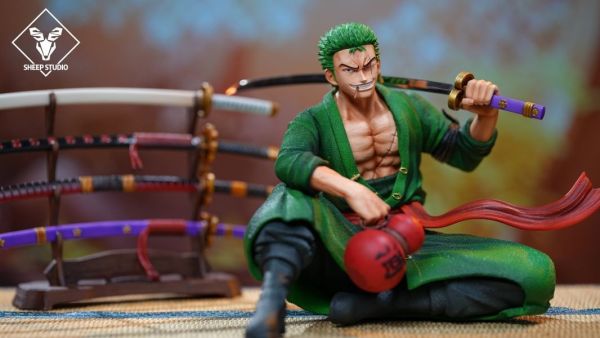 【預購】Sheep丨海賊王 坐姿索隆 雙配色 心蹤 𝑺𝒉𝒊𝒏𝒁𝒐𝒖,心蹤,ShinZou,心蹤GK,心粽GK,心綜GK,心縱GK,新宗GK,新縱GK,新粽GK,新蹤GK,火影忍者GK,海賊王GK,七龍珠GK,巨人GK,間諜家家酒GK,咒術迴戰GK,GK