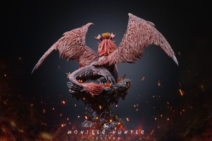 【預購】S6 炎王龍 魔物獵人 心蹤,shinzou,GK,雕像,公仔,玩具,模型,一番賞,GK模型,GK雕像