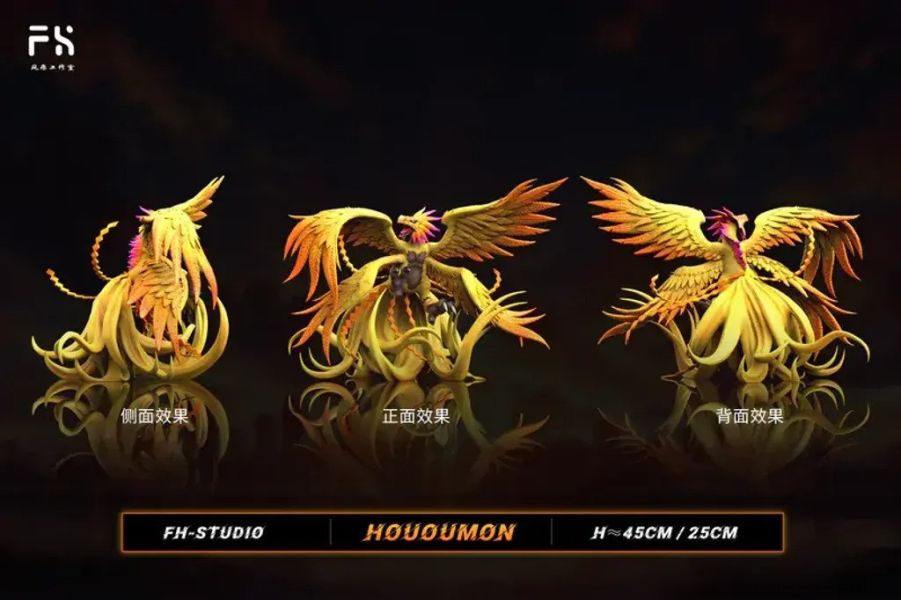【預購】風痕 鳳凰獸 數碼寶貝 心蹤,shinzou,GK,雕像,公仔,玩具,模型,一番賞,GK模型,GK雕像