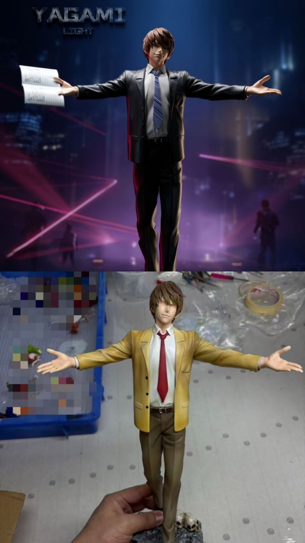 【預購】Anm 夜神月 死亡筆記本 心蹤,shinzou,GK,雕像,公仔,玩具,模型,一番賞,GK模型,GK雕像