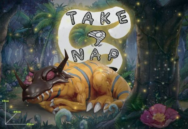 【預購】Take A Nap 睡眠暴龍獸 數碼寶貝 心蹤,shinzou,GK,雕像,公仔,玩具,模型,一番賞,GK模型,GK雕像
