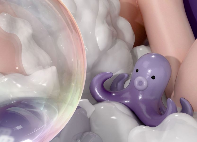 【預購】妖萌萌 泡澡章魚妹 伊德海莉 絕區零 心蹤,shinzou,GK,雕像,公仔,玩具,模型,一番賞,GK模型,GK雕像