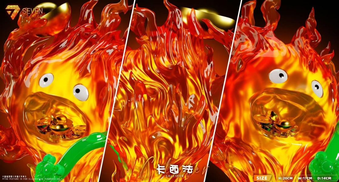 【預購】seven 招財如意卡西法 霍爾的移動城堡 宮崎駿 心蹤,shinzou,GK,雕像,公仔,玩具,模型,一番賞,GK模型,GK雕像