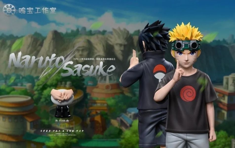 【預購】鳴寶 羈絆 童年鳴人佐助 火影忍者 心蹤,shinzou,GK,雕像,公仔,玩具,模型,一番賞,GK模型,GK雕像