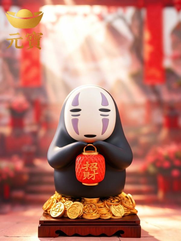 【預購】元寶 招財無臉男 神隱少女 宮崎駿 心蹤,shinzou,GK,雕像,公仔,玩具,模型,一番賞,GK模型,GK雕像