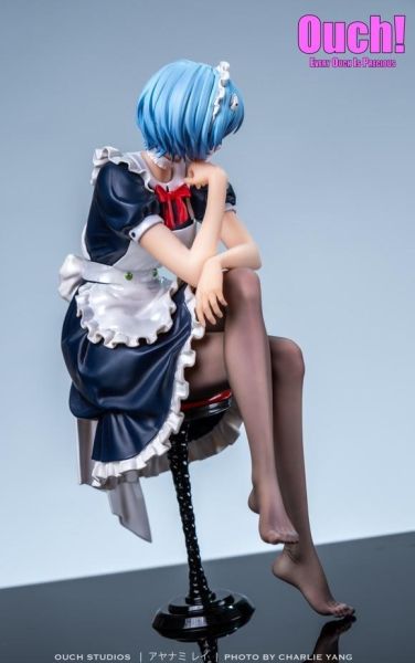【預購】Ouch 女僕裝少女 綾波零 EVA新世紀福音戰士 心蹤,shinzou,GK,雕像,公仔,玩具,模型,一番賞,GK模型,GK雕像