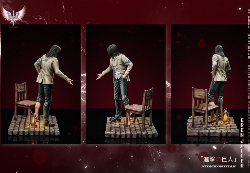 【預購】自由之翼 Saoirse 傷兵 艾連·葉卡 進擊的巨人 心蹤,shinzou,GK,雕像,公仔,玩具,模型,一番賞,GK模型,GK雕像