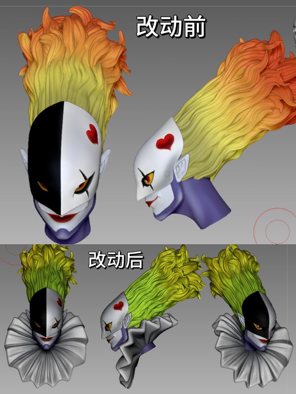 【預購】呆雞社 黑暗四天王 小丑皇 站姿 數碼寶貝 心蹤,shinzou,GK,雕像,公仔,玩具,模型,一番賞,GK模型,GK雕像