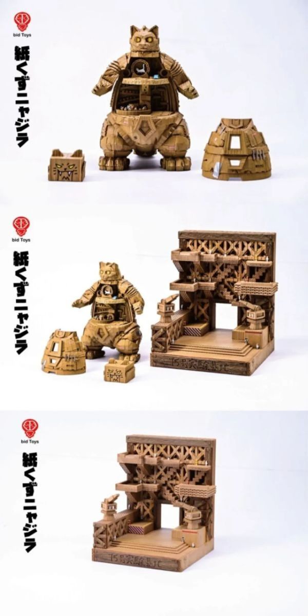 【預購】Bid Toys 紙屑喵機拉 全套組 心蹤,shinzou,GK,雕像,公仔,玩具,模型,一番賞,GK模型,GK雕像