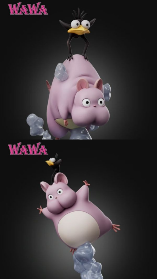【預購】WAWA 飛翔坊寶寶 神隱少女 宮崎駿 心蹤,shinzou,GK,雕像,公仔,玩具,模型,一番賞,GK模型,GK雕像