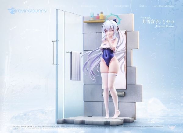 【預購】RavingBunny 月雪宮子 水著 蔚藍檔案 心蹤,shinzou,GK,雕像,公仔,玩具,模型,一番賞,GK模型,GK雕像