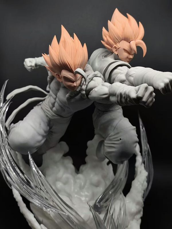 【預購】TG 天工開物 超藍出拳雙王悟吉塔 貝吉特 七龍珠 成品版 心蹤,shinzou,GK,雕像,公仔,玩具,模型,一番賞,GK模型,GK雕像
