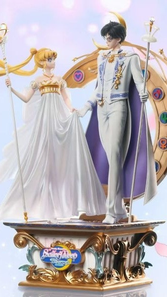 【預購】正版授權 光年 新倩妮迪女王&安迪米歐國王 美少女戰士 心蹤,shinzou,GK,雕像,公仔,玩具,模型,一番賞,GK模型,GK雕像