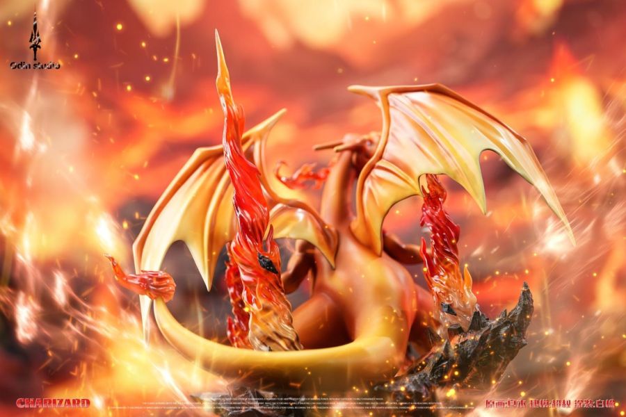 【預購】Odin 噴火龍 寶可夢 心蹤,shinzou,GK,雕像,公仔,玩具,模型,一番賞,GK模型,GK雕像