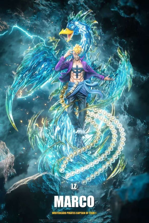 【預購】LZ 不死鳥 馬可 海賊王 心蹤,shinzou,GK,雕像,公仔,玩具,模型,一番賞,GK模型,GK雕像